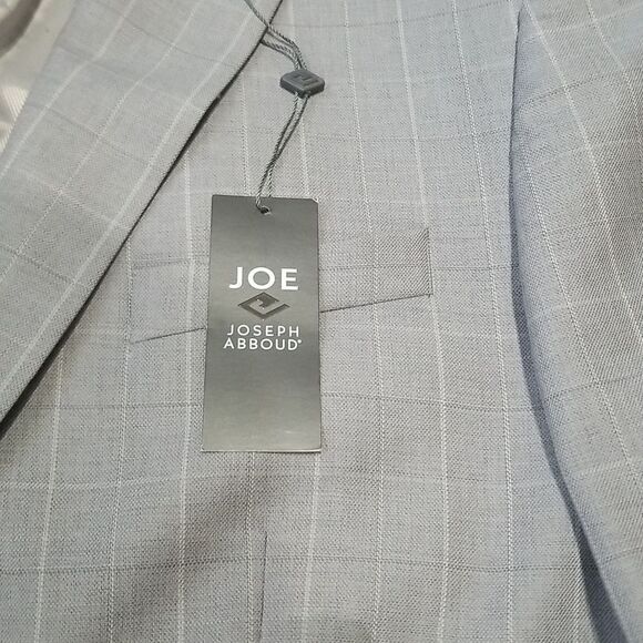 JOSEPH " Joe" ABBOUD Mens Grey patterned blazer 44 Long Brand new with tags - Picture 2 of 6